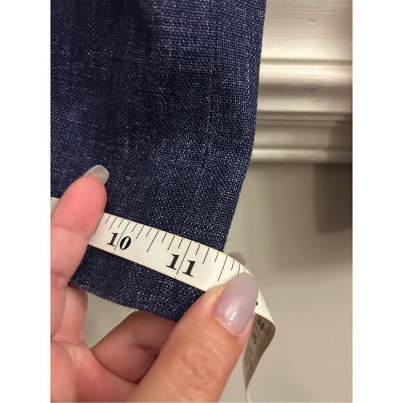 Theory Terena B Wide-Leg Linen Pants size 0 minimalist natural fiber nautical - Picture 10 of 10